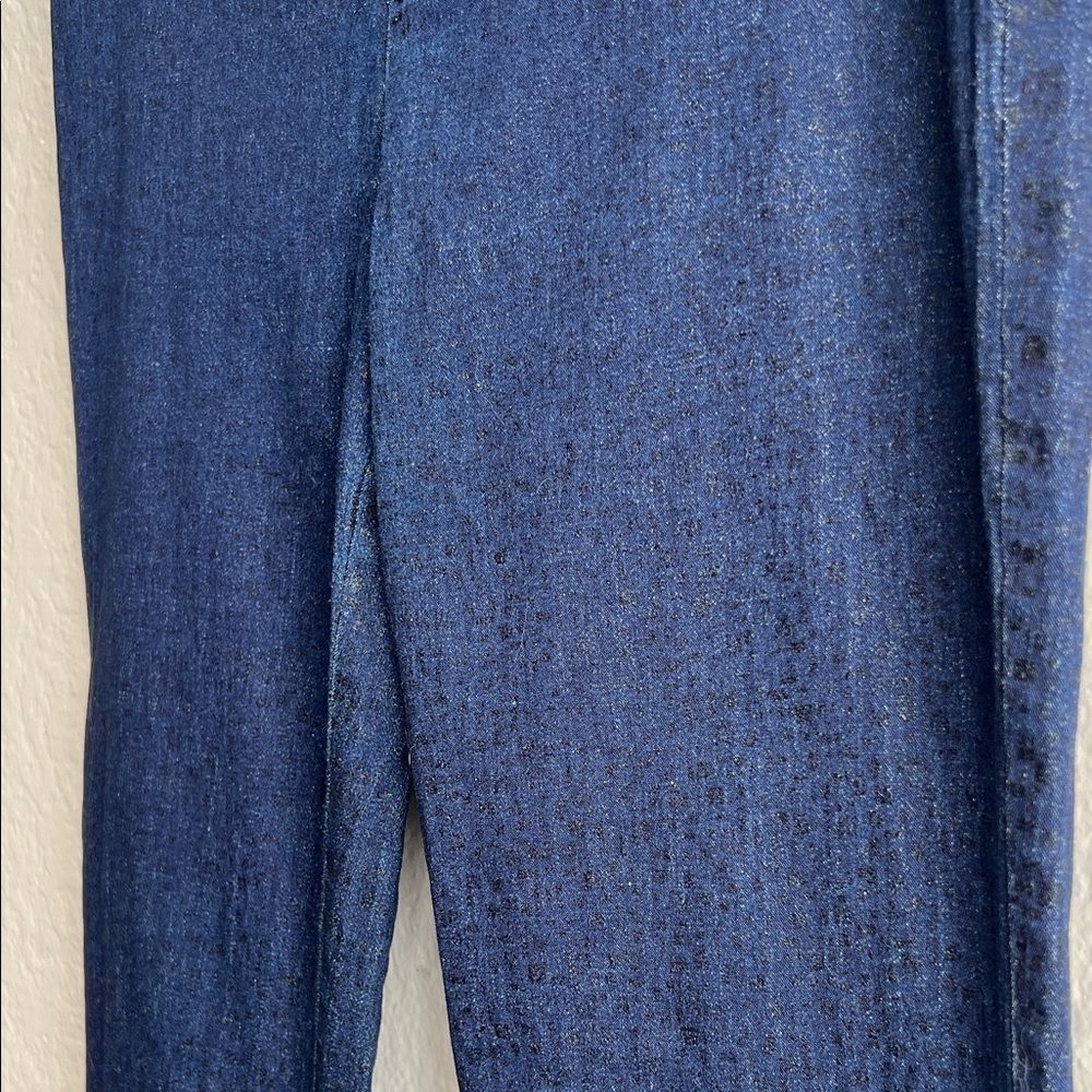 ABS by Allen Jeans Clean Front Dark Wash with Black Shiny Speckles in Size 12 - Picture 5 of 15